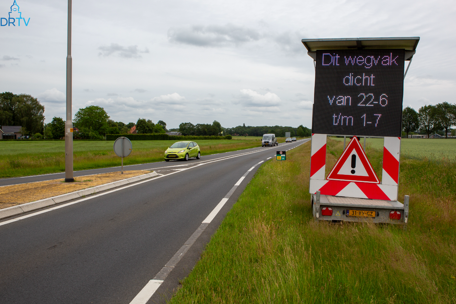 Belangrijke verkeershinder: N332 bij Heeten ruim een week dicht voor groot onderhoud